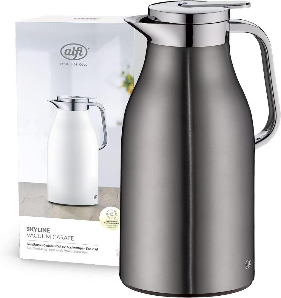 Alfi Isolierkanne Skyline, Thermokanne, Edelstahl, Cool Grey Matt, 1. 5 L, 1321234150 Bild 1