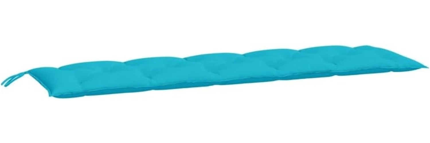 vidaXL Gartenbank-Auflage Türkis 180x50x7 cm Oxford-Gewebe 361639 Bild 1