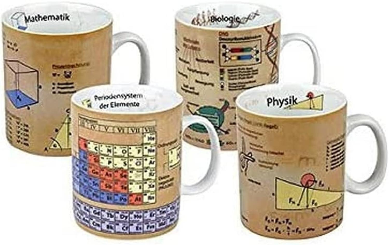 Könitz Becher Porzellan Wissenbecher Set 4teilig Bild 1