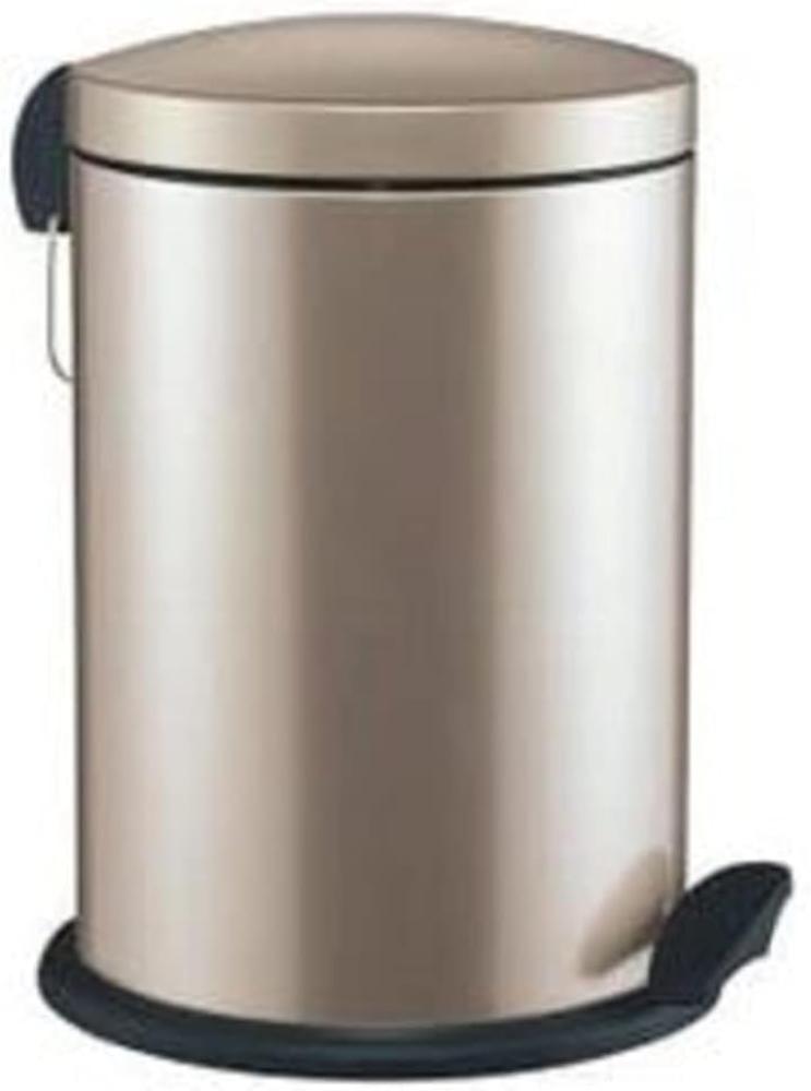 Wesco Treteimer - 13 Liter - Neusilber Bild 1