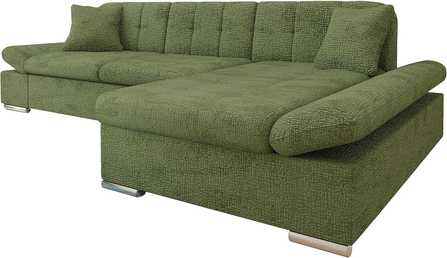 Ecksofa Montana Premium mit Regulierbare Armlehnen, L-Form (Farbe: Fragola 65, Seite: Rechts) Bild 1