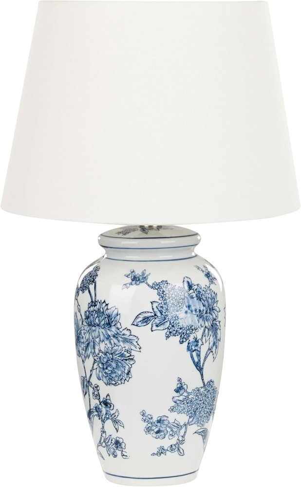 Tischleuchte BELUSO Porzellan Weiß Bild 1