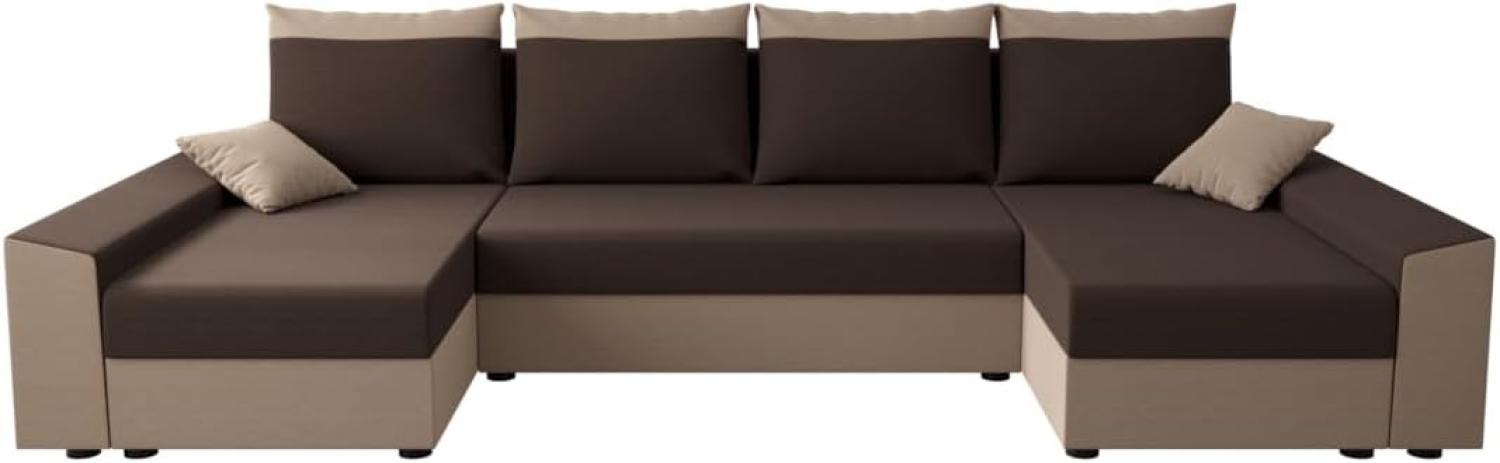 Sofa mit Schlaffunktion in U-Form PAMELA, 318 x 90 x 139 rainbow 41/rainbow 5 Bild 1