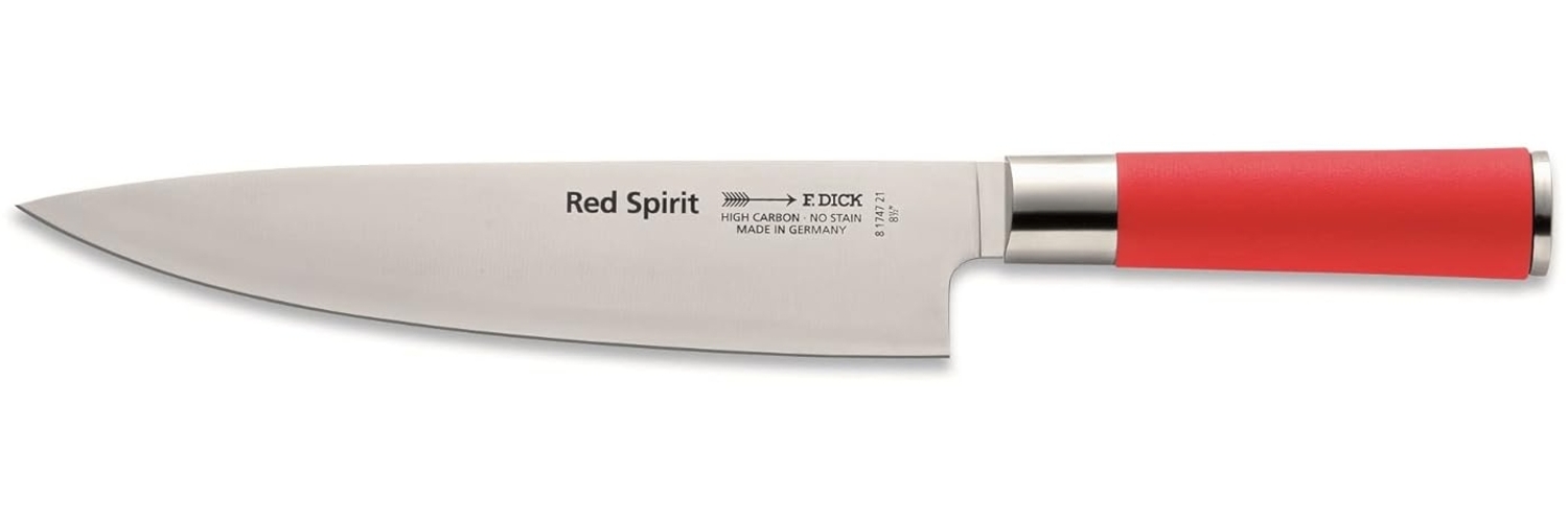 Friedrich Dick Red Spirit Kochmesser - Beidseitig geschliffen, Klingenlänge 21 cm Bild 1