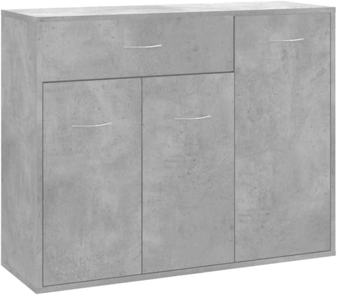 vidaXL Sideboard Betongrau 88x30x70 cm Holzwerkstoff 800679 Bild 1