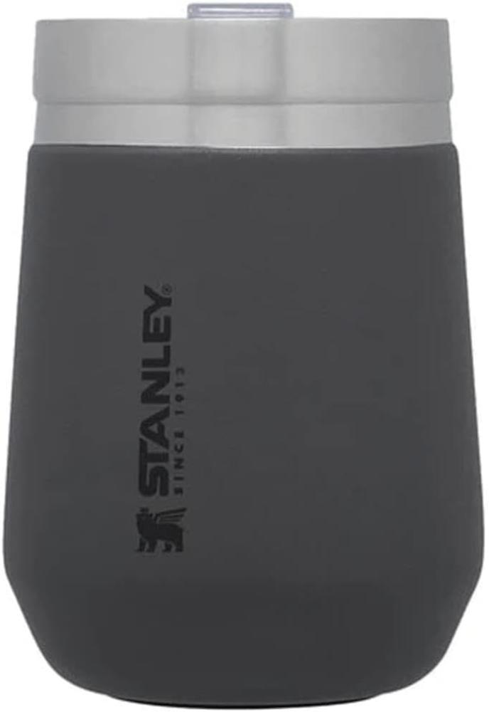 Stanley Go Everyday Tumbler 0. 29L / 10 OZ Charcoal - Edelstahl Thermobecher für Wein, Cocktails, Kaffee, Tee - Hält Stundenlang Kalt/Heiß - BPA-Frei - Spülmaschinenfest Bild 1