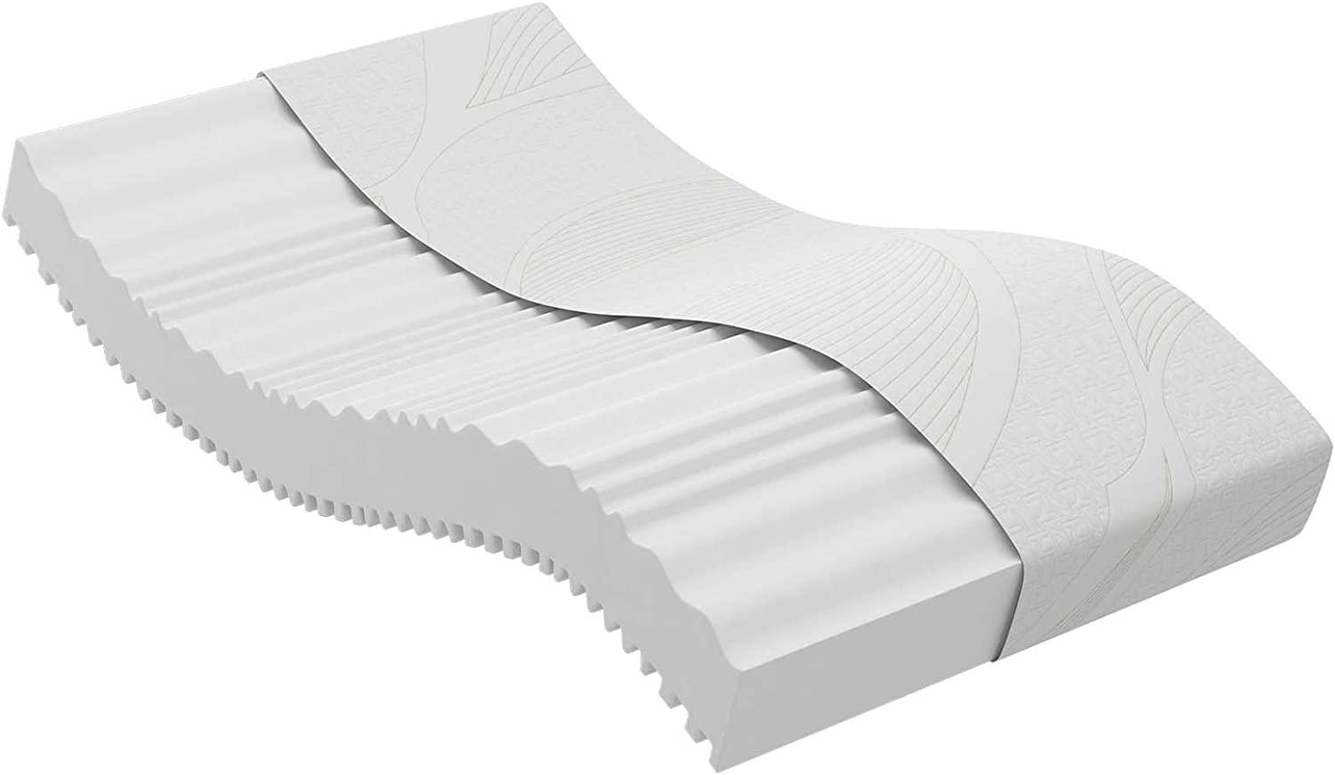 Novilla  Matratze 120x190 H2 Kaltschaummatratze  7 Zonen Schaumstoff  Rollmatratze Atmungsaktiv Kühl und Weich Öko-Tex  20cm Bild 1