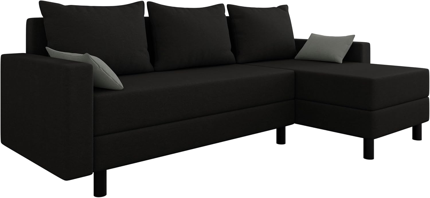 Ecksofa Brick (Farbe: Alova 04 + Alova 10) Bild 1