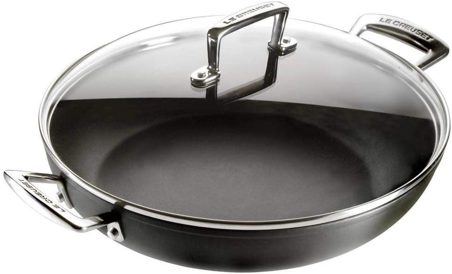 Le Creuset Aluminium-Antihaft Profipfanne mit Deckel, 30,0 cm Bild 1