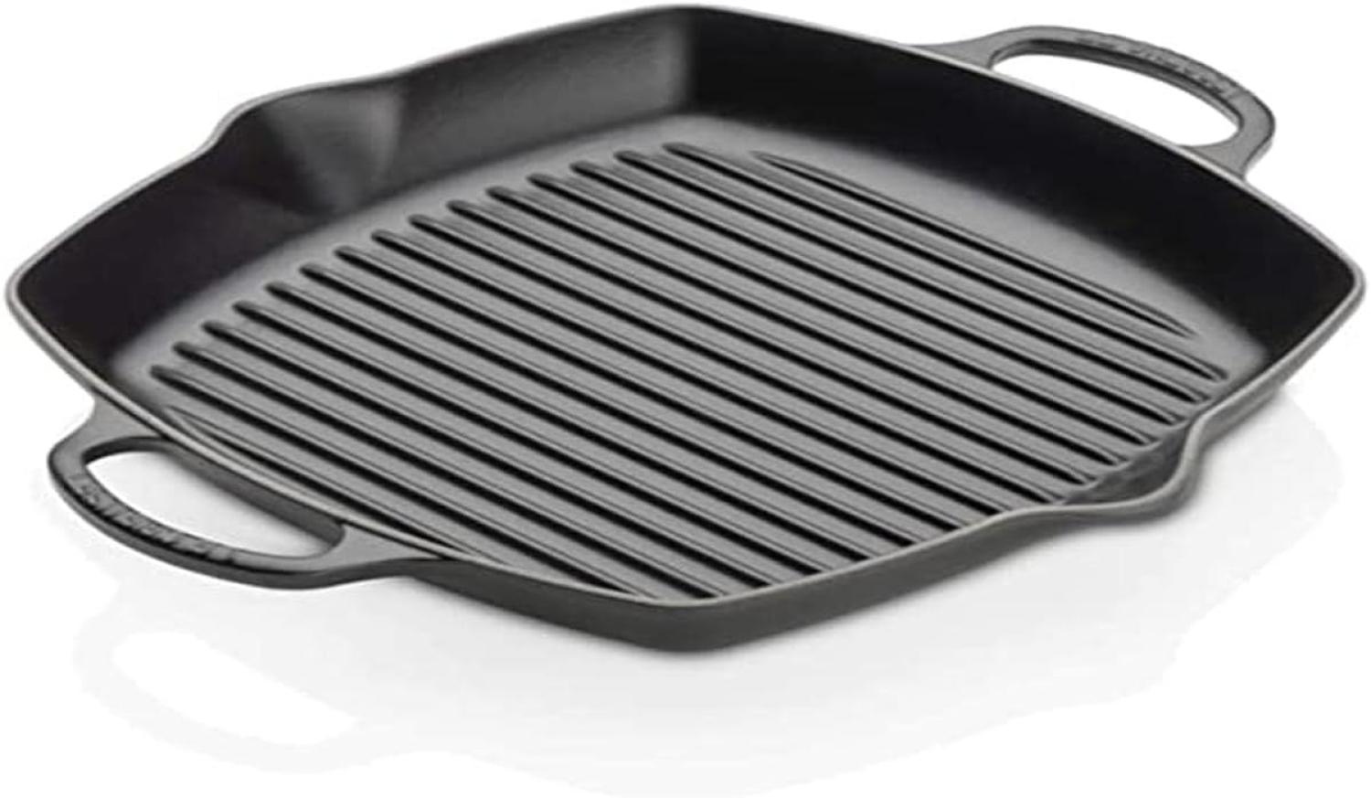 Le Creuset Grillpfanne Quadratisch 2 Griffe Signature 30 cm Schwarz - Schwarz - 29 bis 32 cm Bild 1