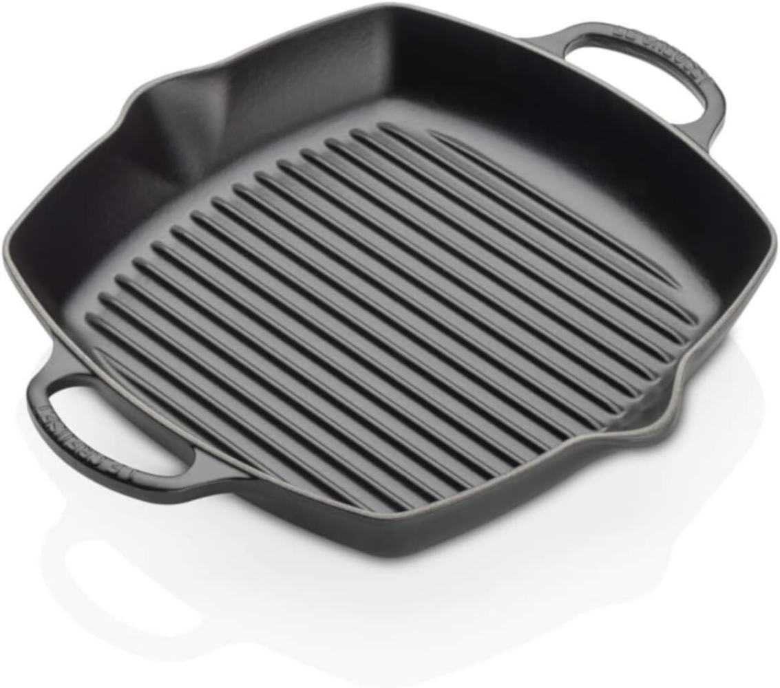 Le Creuset Grillpfanne quadratisch 2 Griffe Signature 30 cm Schwarz - Schwarz - 29 bis 32 cm Bild 1