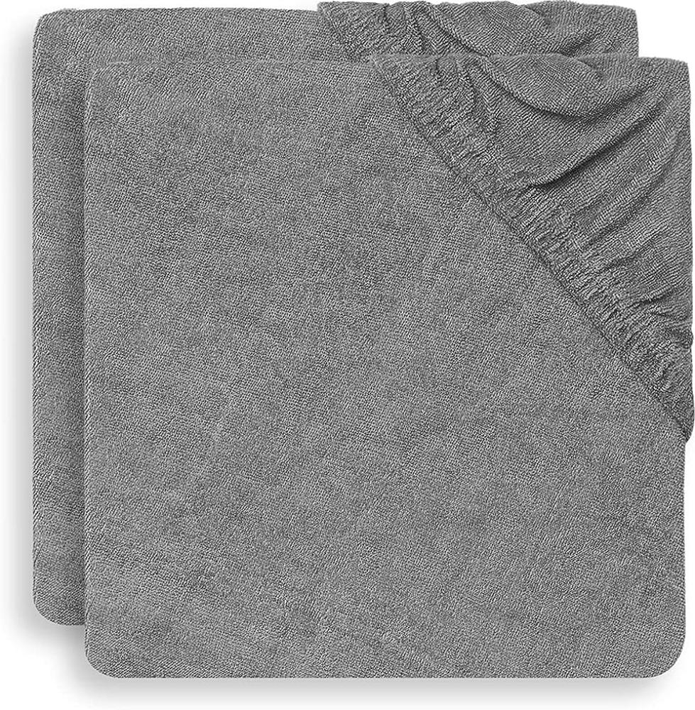 Jollein 2550-503-00088 Wickeltuchabdeckung Frottee 50x70 cm zart rosa (2pa, rosa, 318 g Bild 1