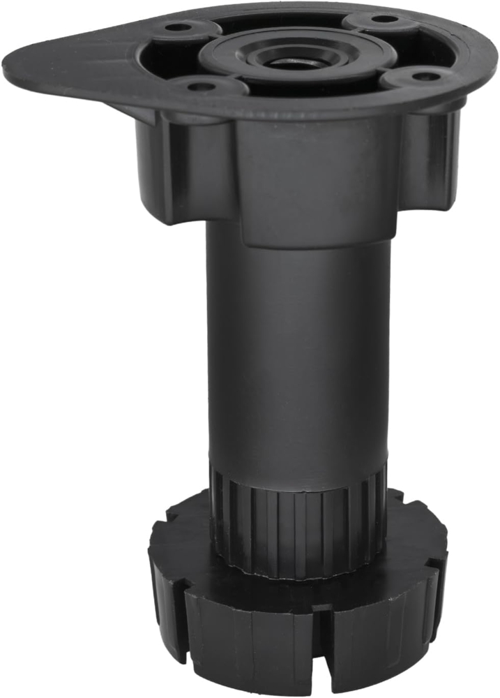 Prima-Online Tischbein Verstellbare Möbelbeine 95-165 mm Möbelfuß Kunststoff stabil schwarz Bild 1