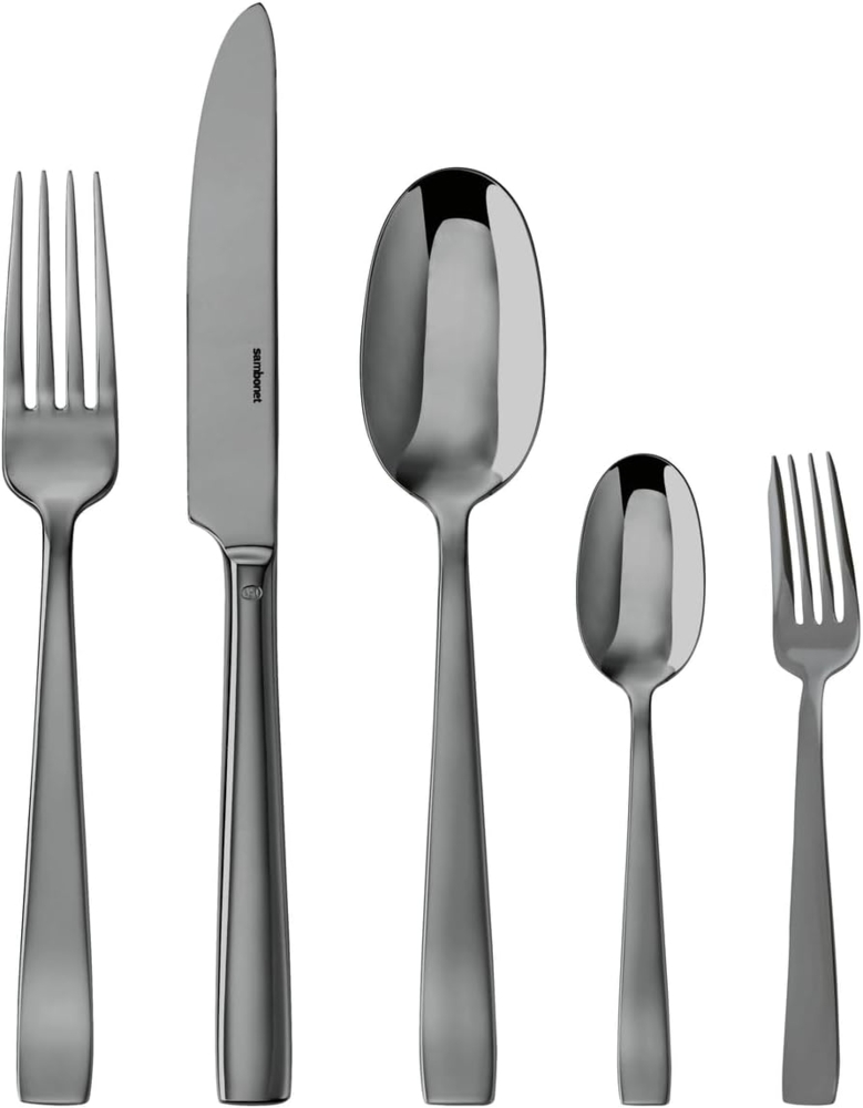 Sambonet Besteckset 30-tlg. Flat Mirror Black Bild 1
