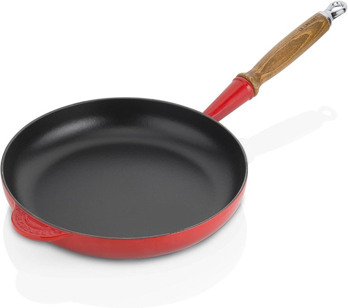 Le Creuset Gusseisen Bratpfanne 24 cm kirschrot Bild 1