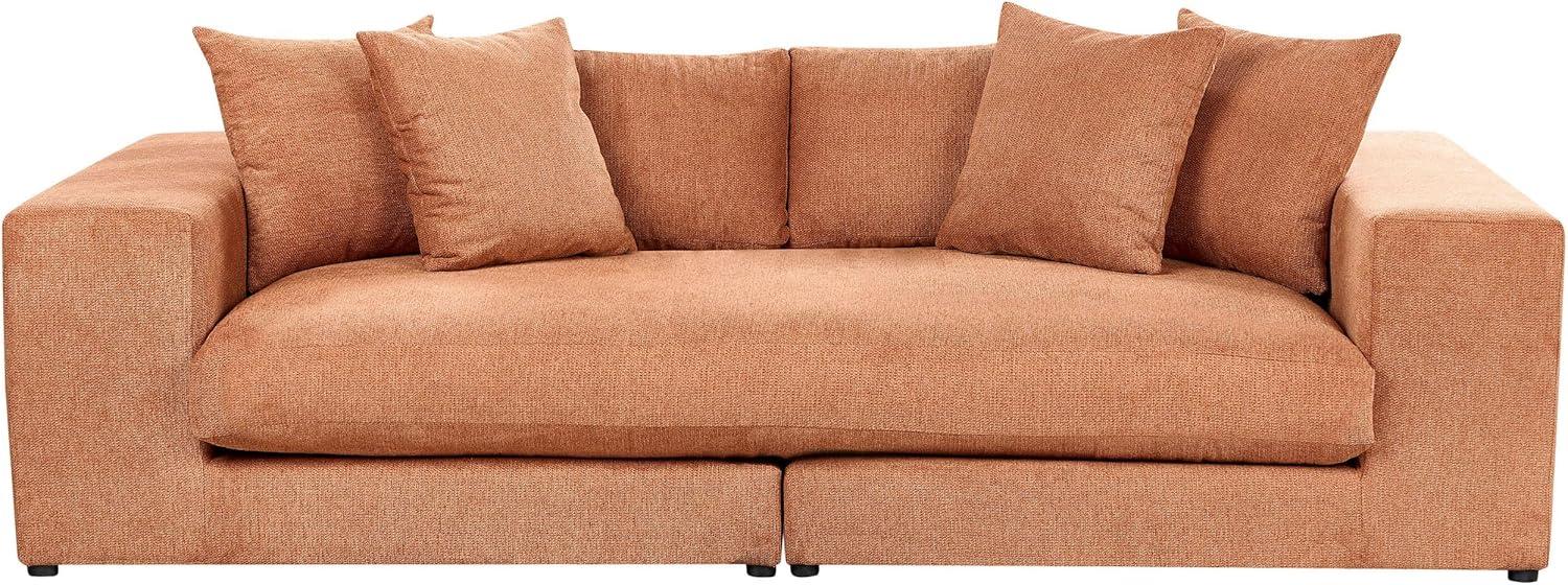 3-Sitzer Sofa orange mit Kissen GLORVIKA Bild 1