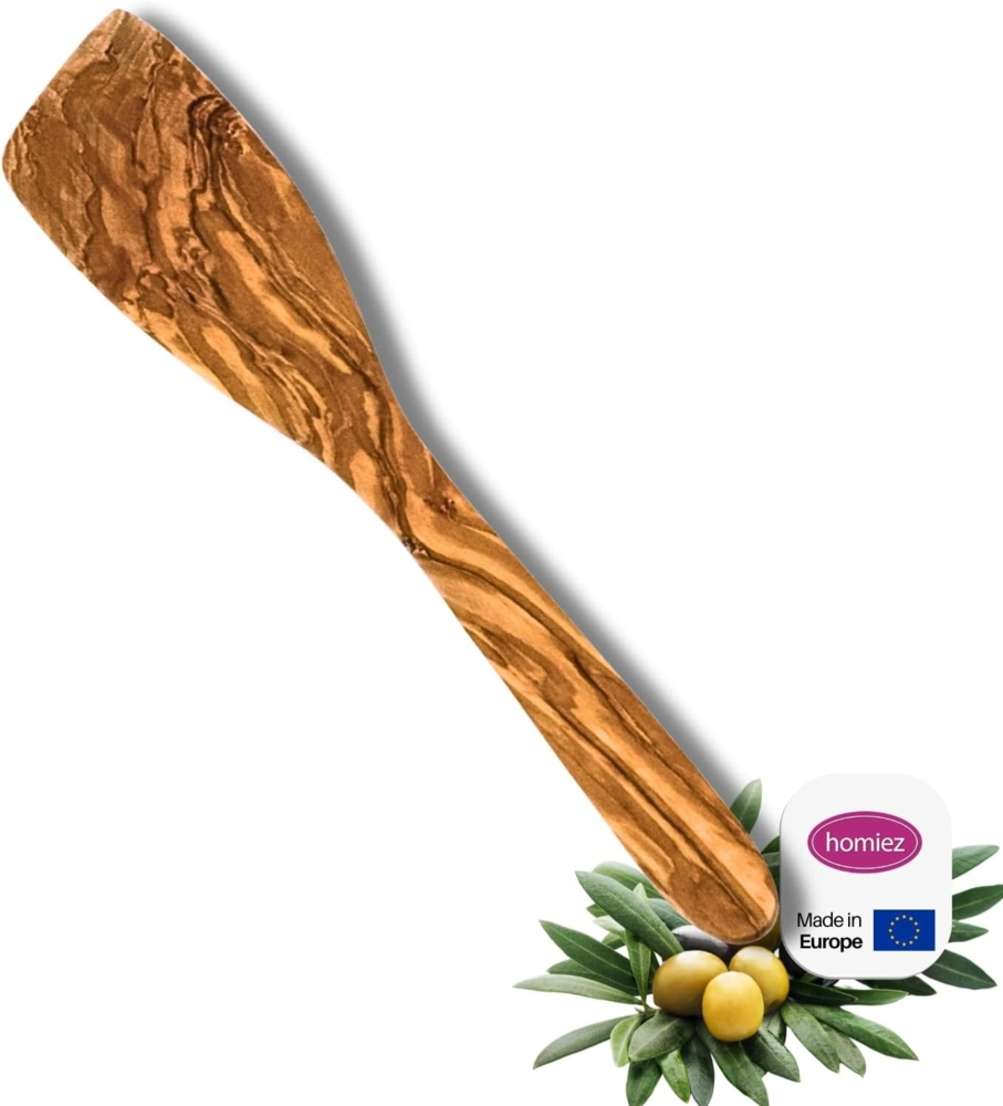 hansi Pfannenwender gebogen Olivenholz Bild 1