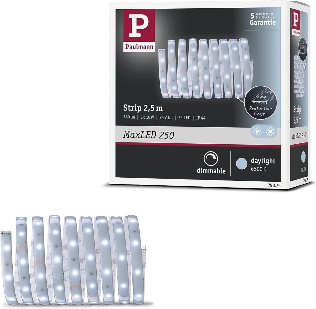 Paulmann No. 79875 MaxLED 250 Strip beschichtet 2,5m IP44 Tageslichtweiß Protect Cover Bild 1