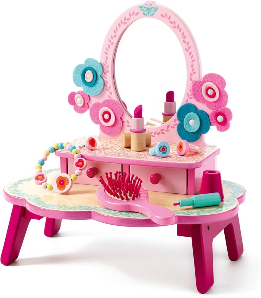 ROLLENSPIEL FLORA SCHMINKTISCH FLORA DRESSING TABLE VON DJECO Bild 1