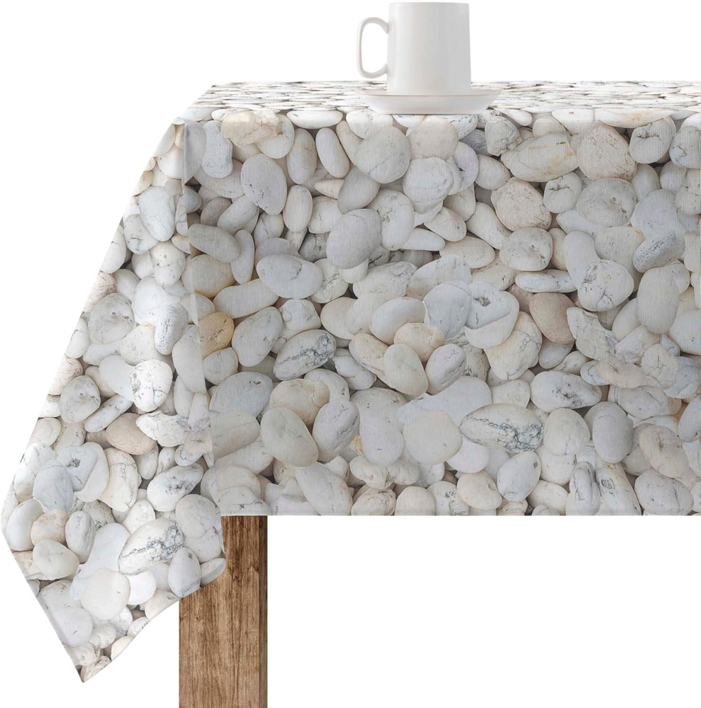 Belum 0317-27 Tischdecke, schmutzabweisend, Größe 240x155 cm, extra weich, Mehrfarbig, Tischdecke aus 100% Bio-Baumwolle, Stoff aus 100% Bio-Baumwolle Bild 1