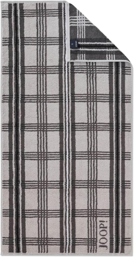 Joop! Handtuch Handtücher 50x100 Checks platin 1685-77 Bild 1