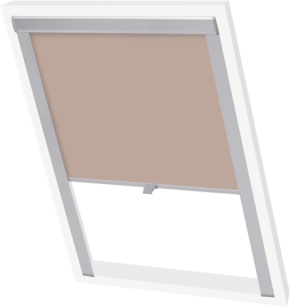vidaXL Verdunkelungsrollo Beige 102 131248 Bild 1
