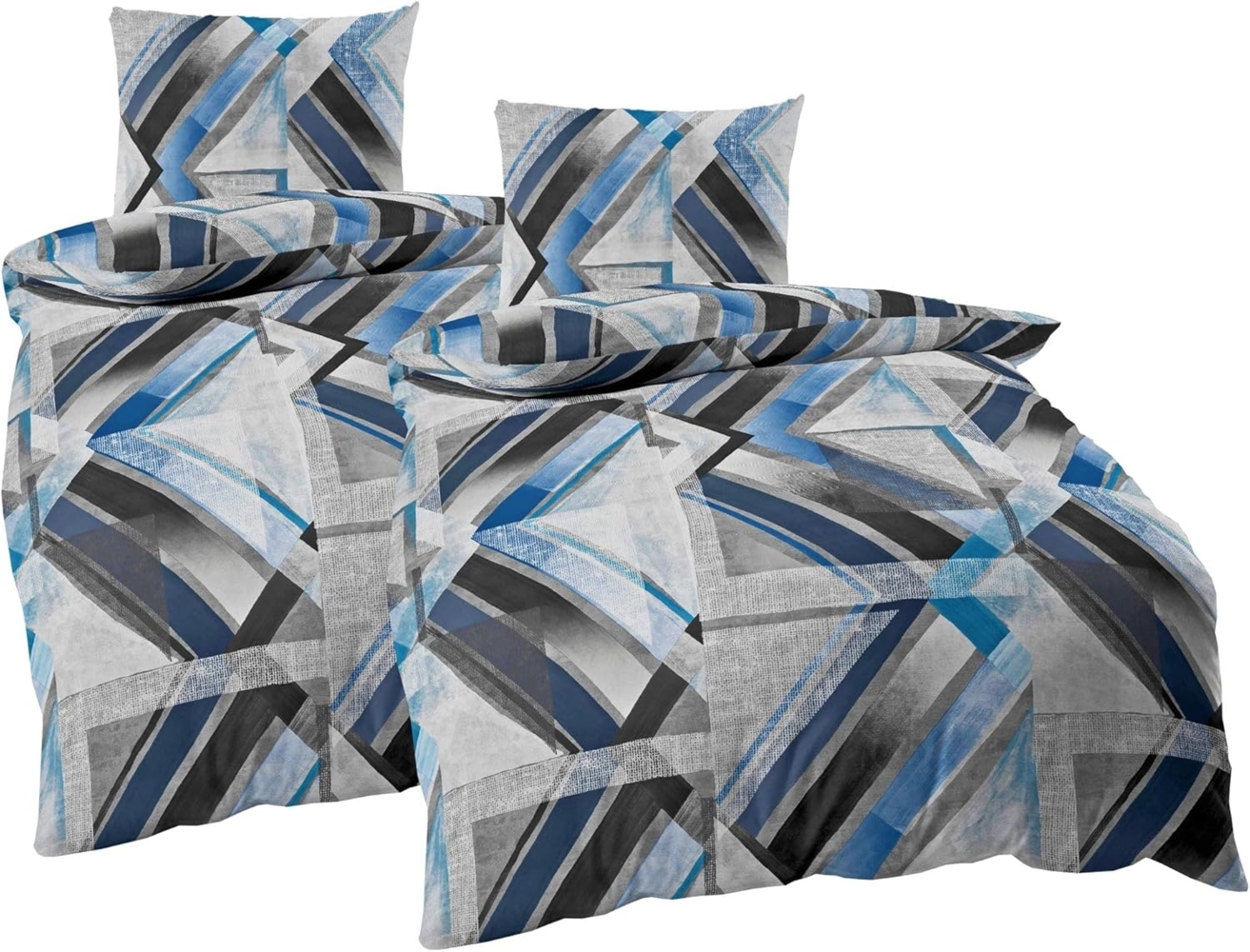 JACK Bettwäsche JACK by Kaeppel 135x200cm Elevate Abstrakt versch. Farben, Biber, 4 teilig, warm und weich, tolles Motiv Bild 1