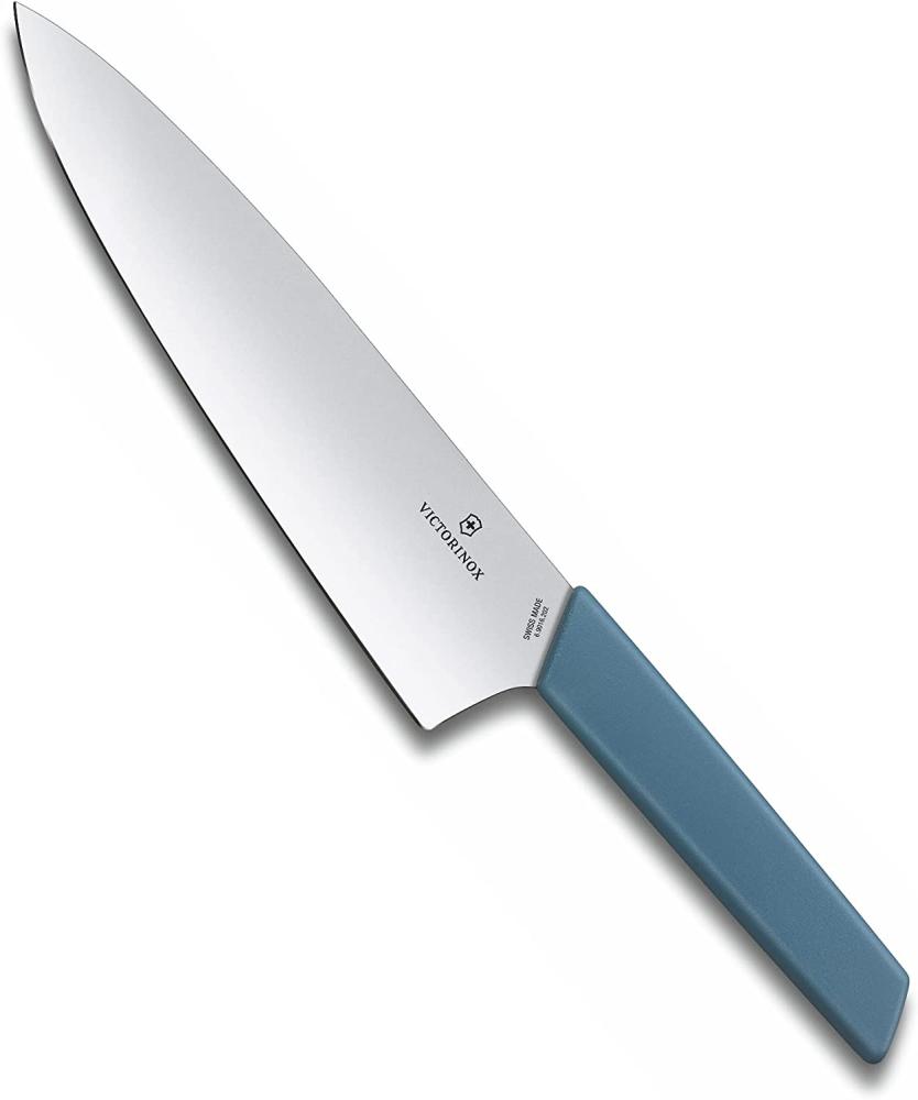 Victorinox 'Swiss Modern' Tranchiermesser, Edelstahl blau, 20cm Bild 1