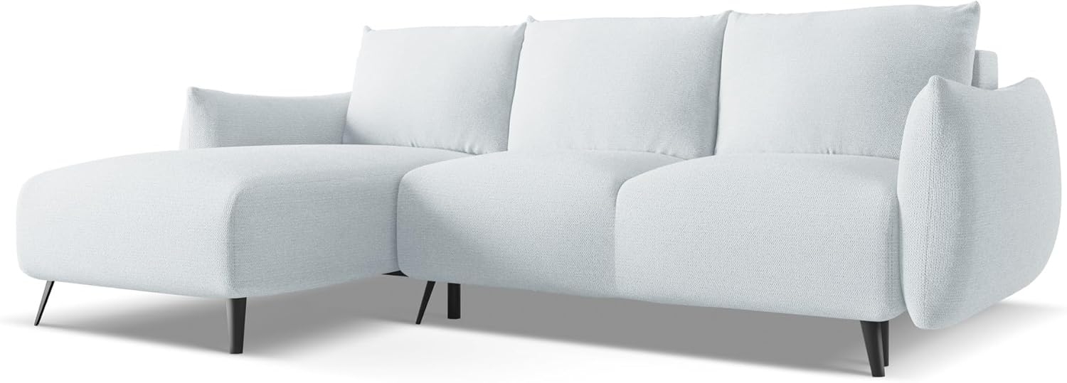 Ecksofa mit Schlaffunktion Links Malie in Strukturstoff Bild 1