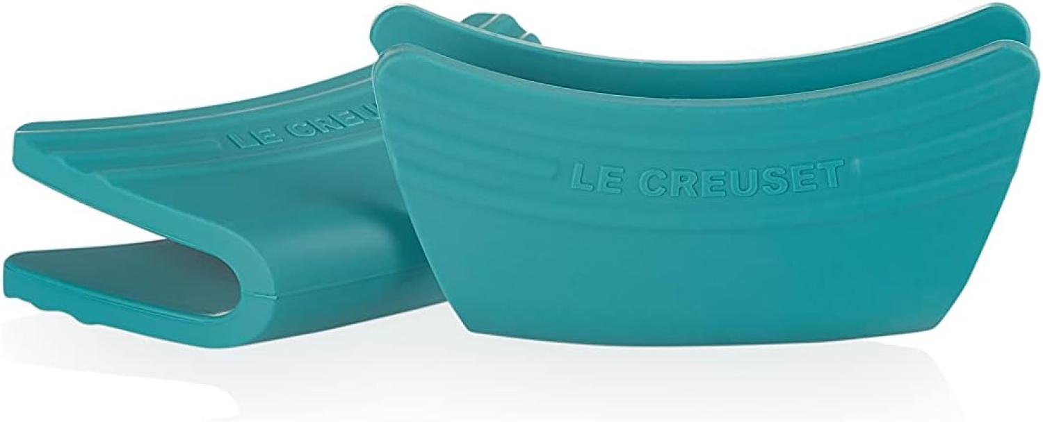 Le Creuset Silikon-Griffschutz (2er-Set) Karibik Bild 1