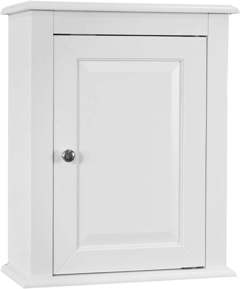 SoBuy® FRG203-W Hängeschrank mit Einer Tür Wandschrank Badschrank Badmöbel Küchenschrank Medizinschrank Weiß BHT ca: 40 x 49 x 18 cm Bild 1