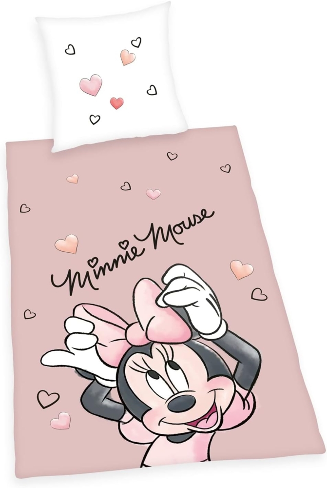 Disney Kinderbettwäsche Disney´s Minnie Mouse, Renforcé, mit tollem Minnie Mouse Motiv Bild 1