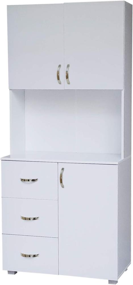 HTI-Line Küchenbuffet Küchenbuffet Blanca (Stück, 1-St, 1x Schrank Blanca, ohne Dekoration) Küchenschrank Hochschrank Bild 1