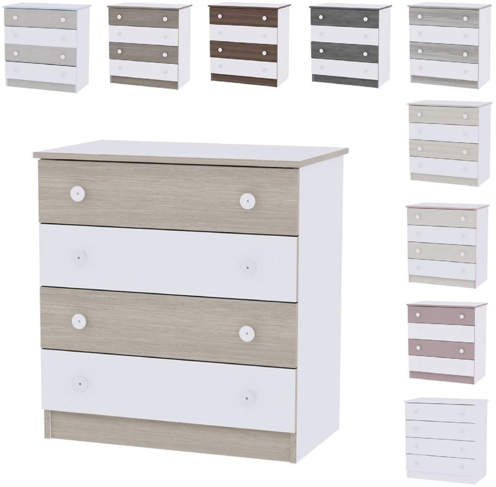 Lorelli 'Dresser' Kommode weiß/beige Bild 1