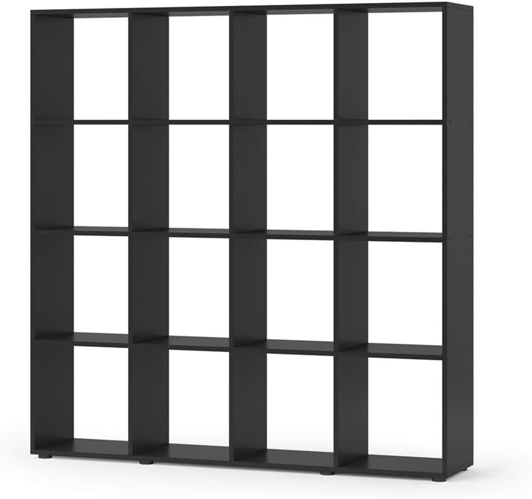 Raumteiler Karree Schwarz 138.5 x 142.5 cm Vicco Bild 1