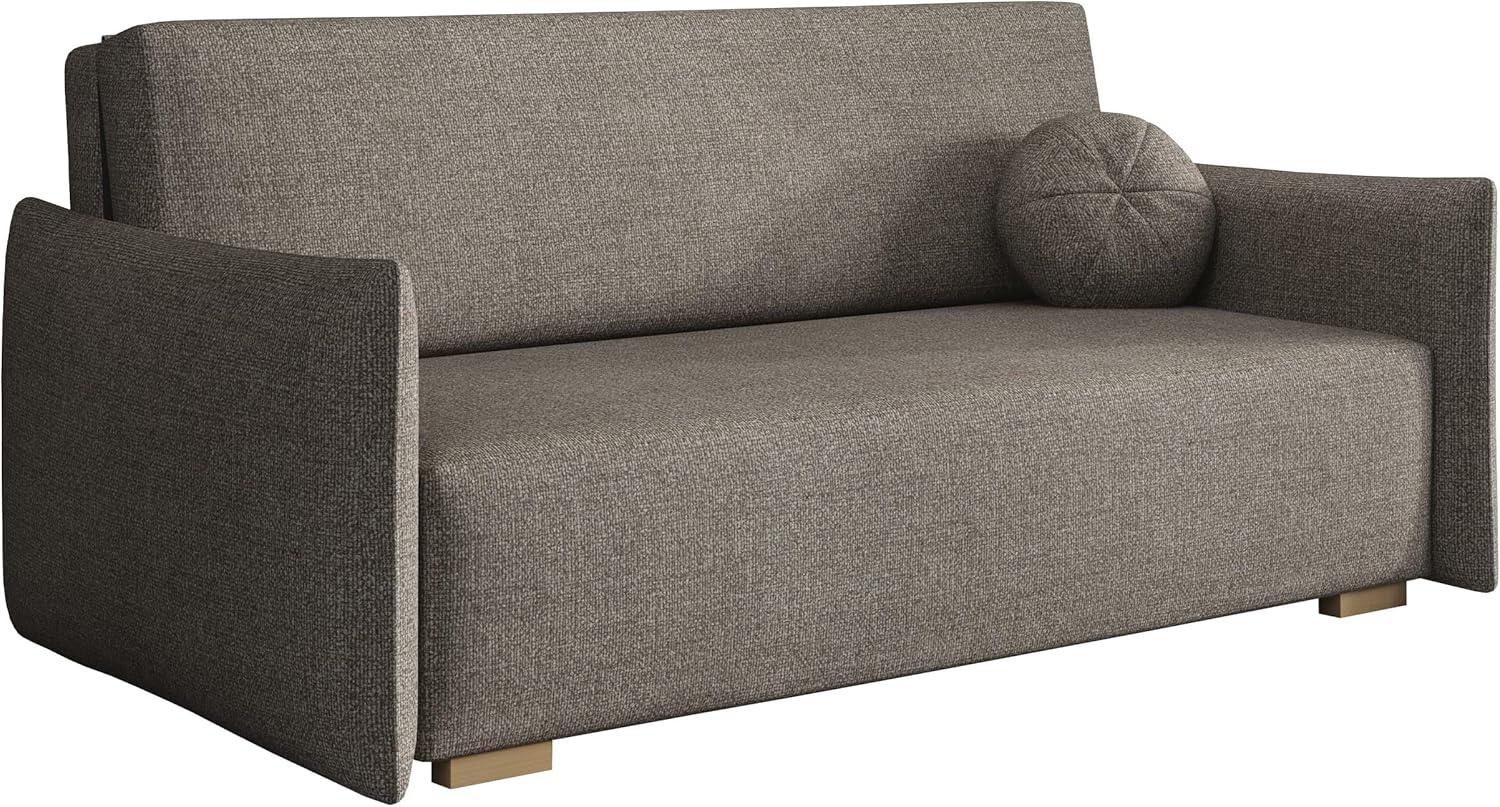 Sofa Viva Glov IV mit Schlaffunktion, 3 Sitzer Schlafsofa mit Bettkasten (Farbe: Soul 04) Bild 1