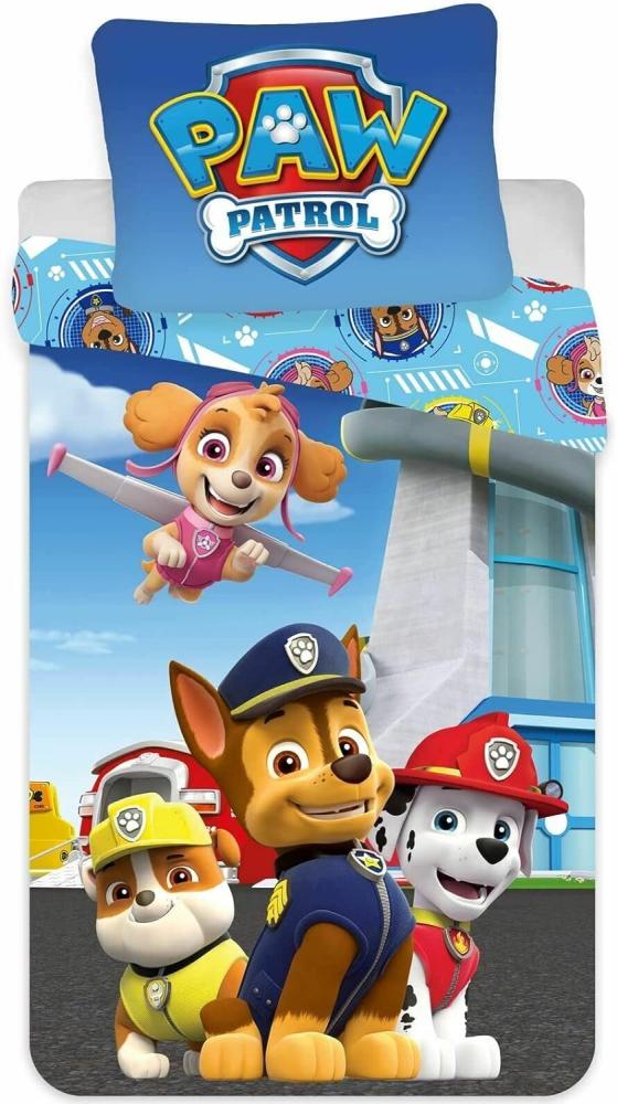 Paw Patrol Baby Bettwäsche Wendebettwäsche 100x135 & 40x60 cm Bild 1