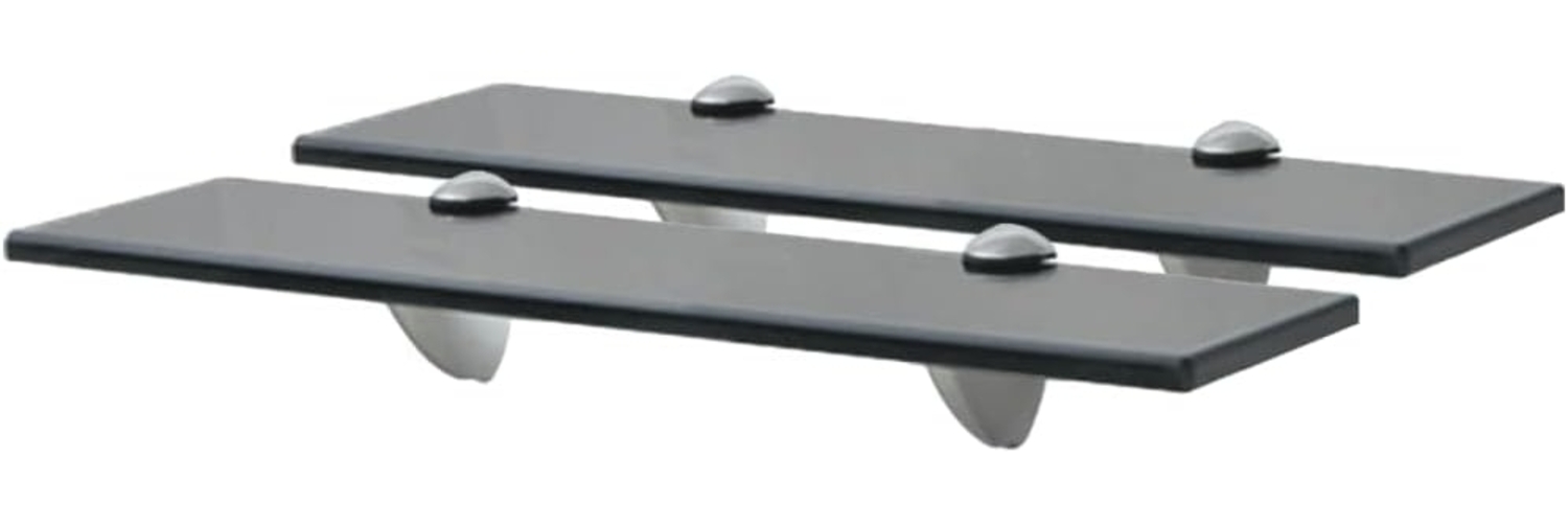 vidaXL Schwebende Regale 2 Stk. Glas 40x20 cm 8 mm [3051527] Bild 1