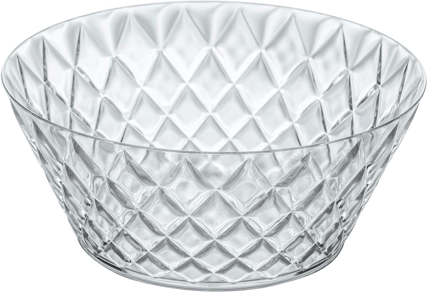 Koziol Crystal L, Salatschale, Salatschüssel, Dessertschale, 3,5l, Transparent Klar, 3546535 Bild 1