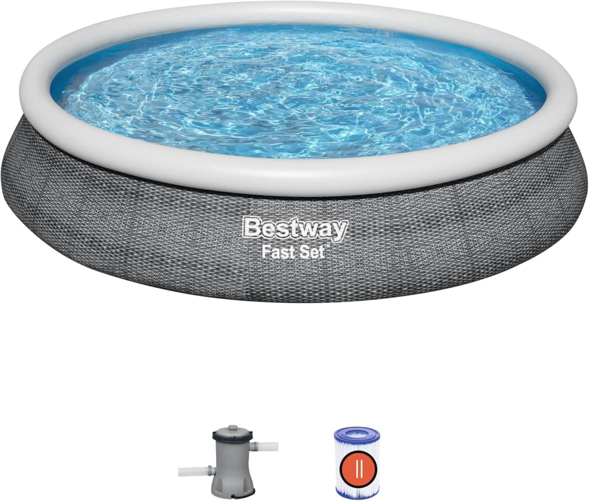 Bestway Pool, 4,57m x 84cm, 9. 677L Bild 1