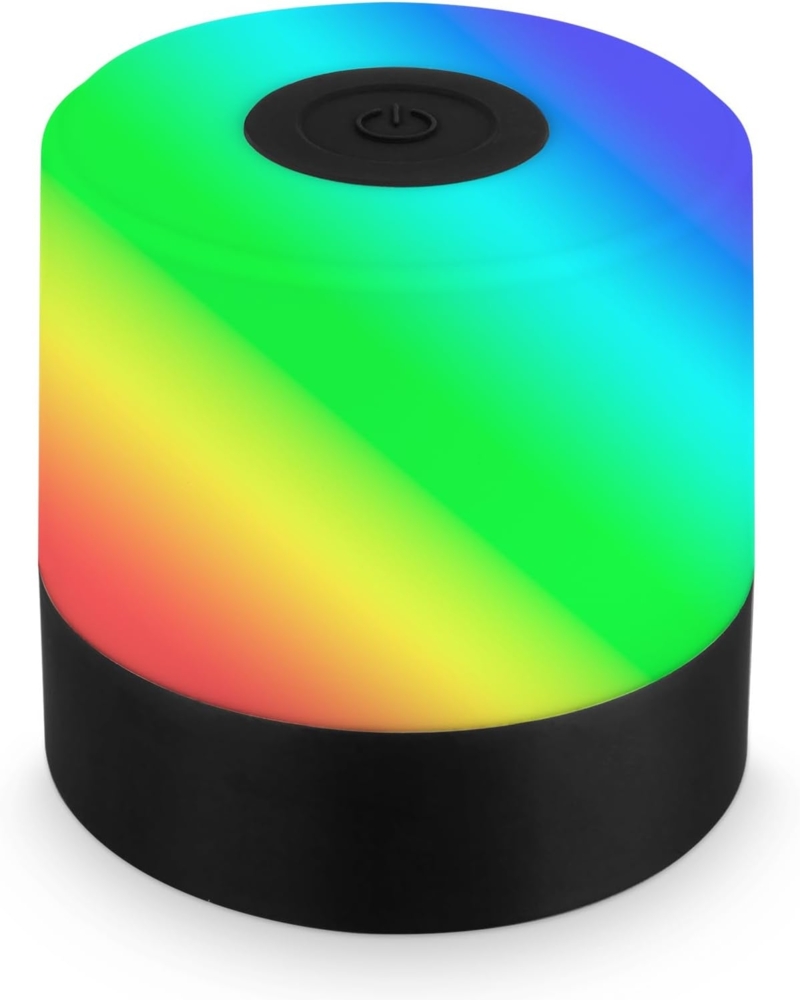 Di-KA Akku Tischleuchte SMAL 1,5W, RGB-Touchsteuerung, schwarz Bild 1