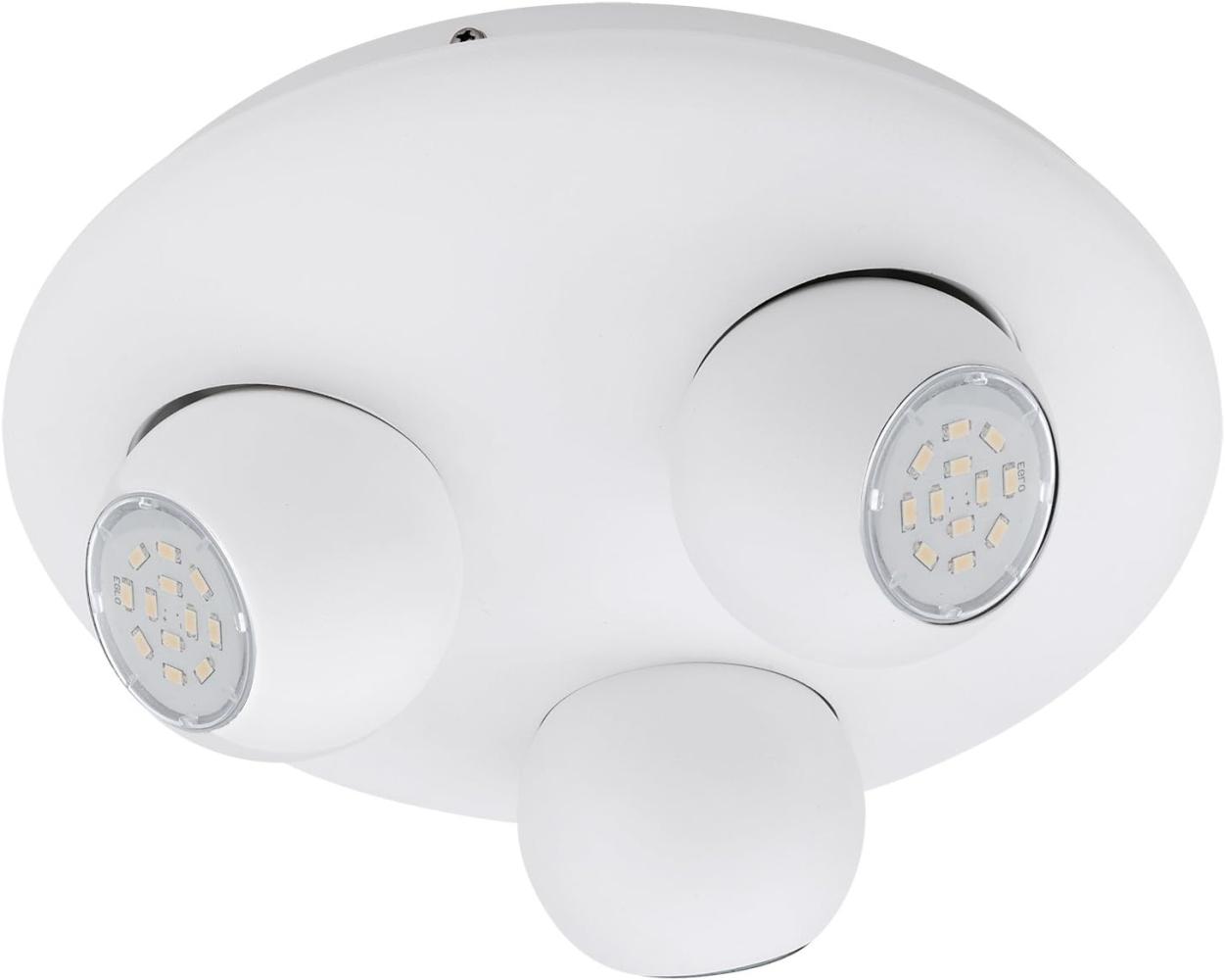 Eglo 93169 LED Spotleuchte NORBELLO 3 weiß, GU10 max. 3X5W Ø27 cm Bild 1