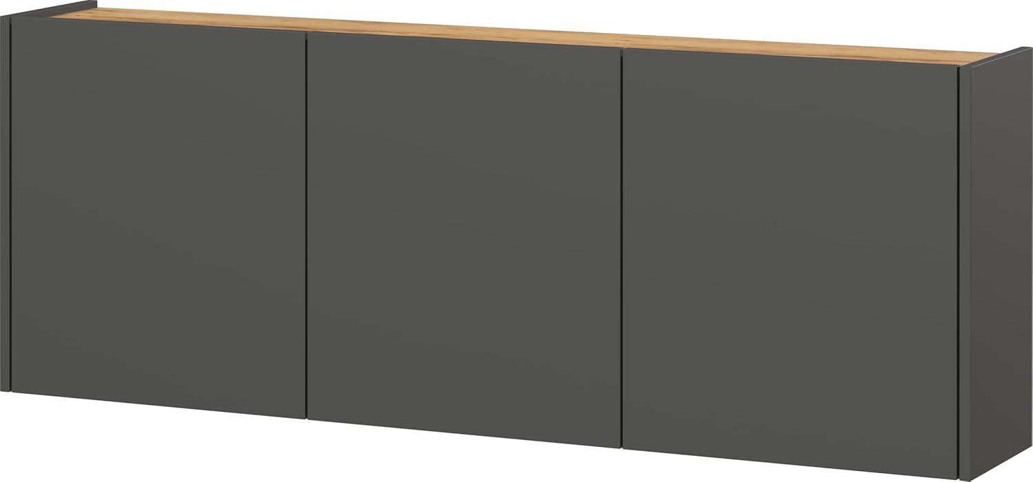 GERMANIA Mehrzweckschrank GW-Libbiano, Schuhschrank, ideal für schmale Flure, Breite 138 cm, in 2 verschiedenen Höhen Bild 1