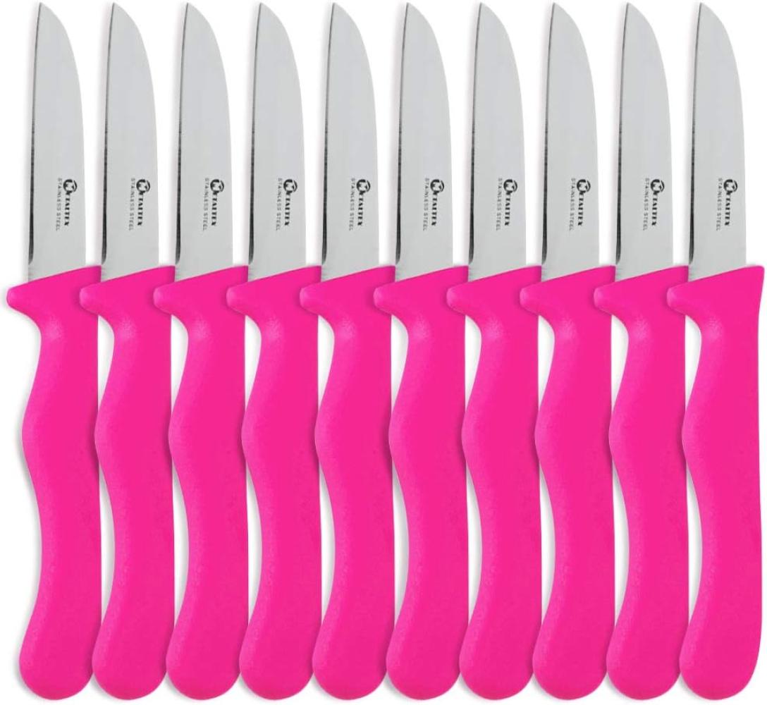 METALTEX CHROMOTHERAPY Basic Gemüsemesser 18,5 cm - RHODAMINE - (Pink-Rot) / Messer Bild 1