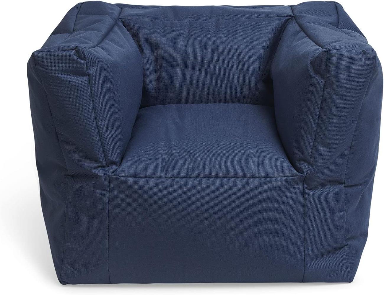 Jollein Kinder-Sessel Beanbag Jeansblau Bild 1