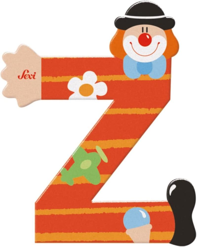 Sevi Wooden letter Z Clown (81762) Bild 1