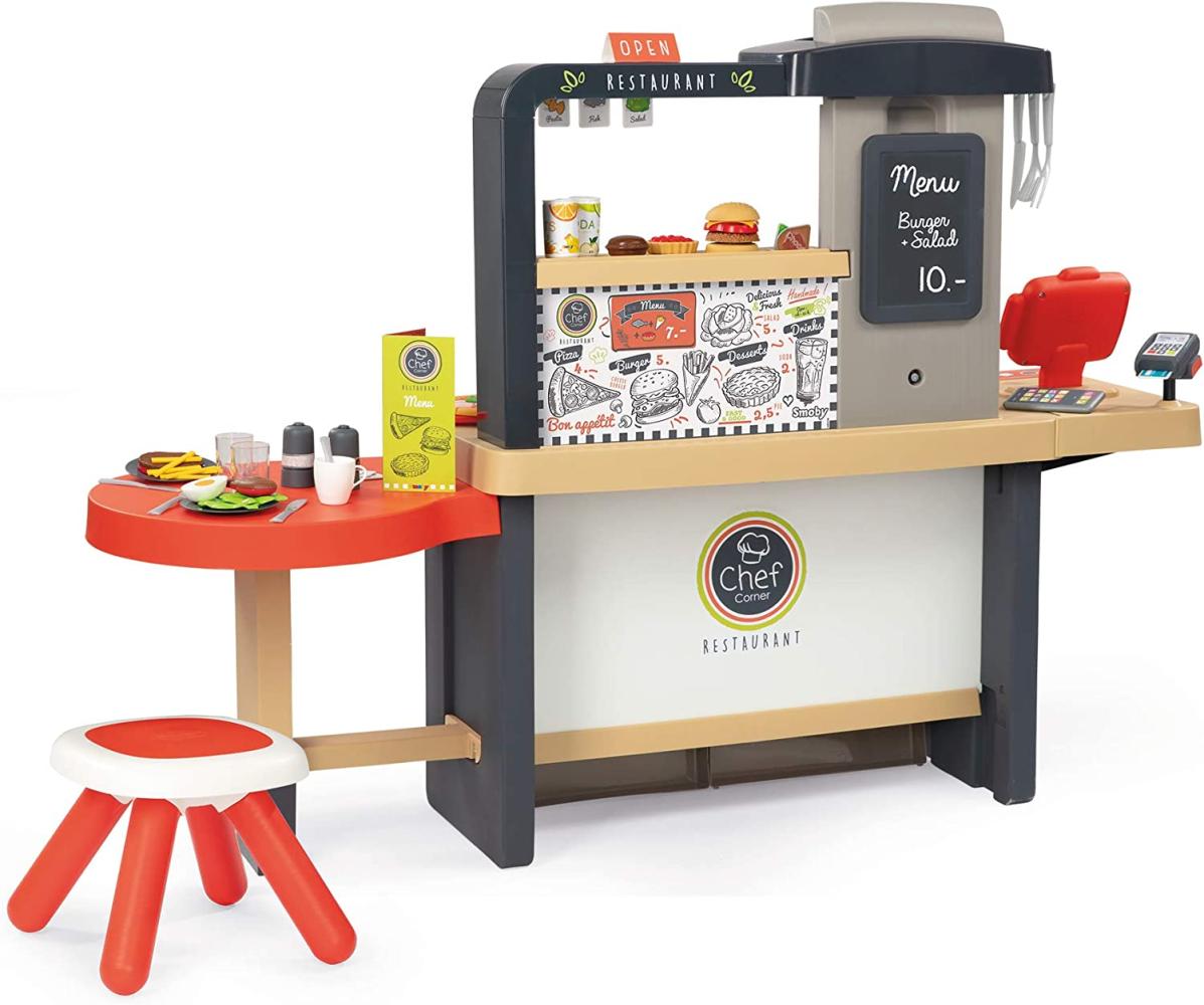 Smoby 7600312303 'Chef Corner Restaurant mit Spielküche', 70 Teile, ab 3 Jahren Bild 1