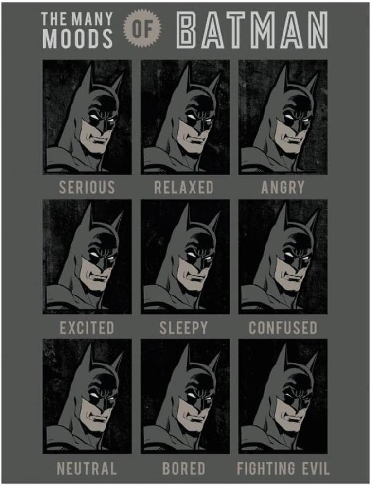 Batman Moods Fleecedecke - 130 x 170 cm Bild 1