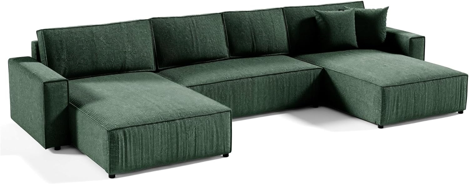 Beautysofa Ecksofa Parys U Lieferung beinhaltet die Einbringung in die Wohnung, mit Schlaffunktion, Bettkasten, mit Schlaffunktion, mit Bettkasten Bild 1