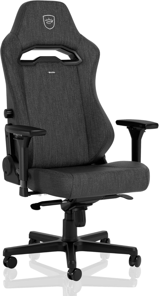 noblechairs Hero TX Gaming Stuhl - Bürostuhl Ergonomisch - Schreibtischstuhl - Gaming Chair PC - Gaming Sessel - Chefsessel Bürostuhl 150 kg Belastbarkeit - Textilgewebe Bild 1